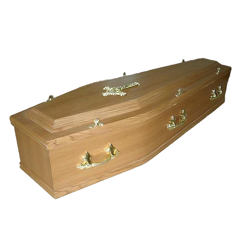 UK Style Adult Frassino Wood Coffin manufacturers