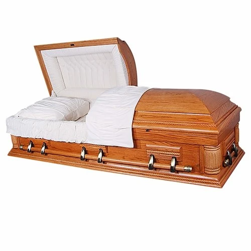 American Style Oversize Paulownia Wooden Casket